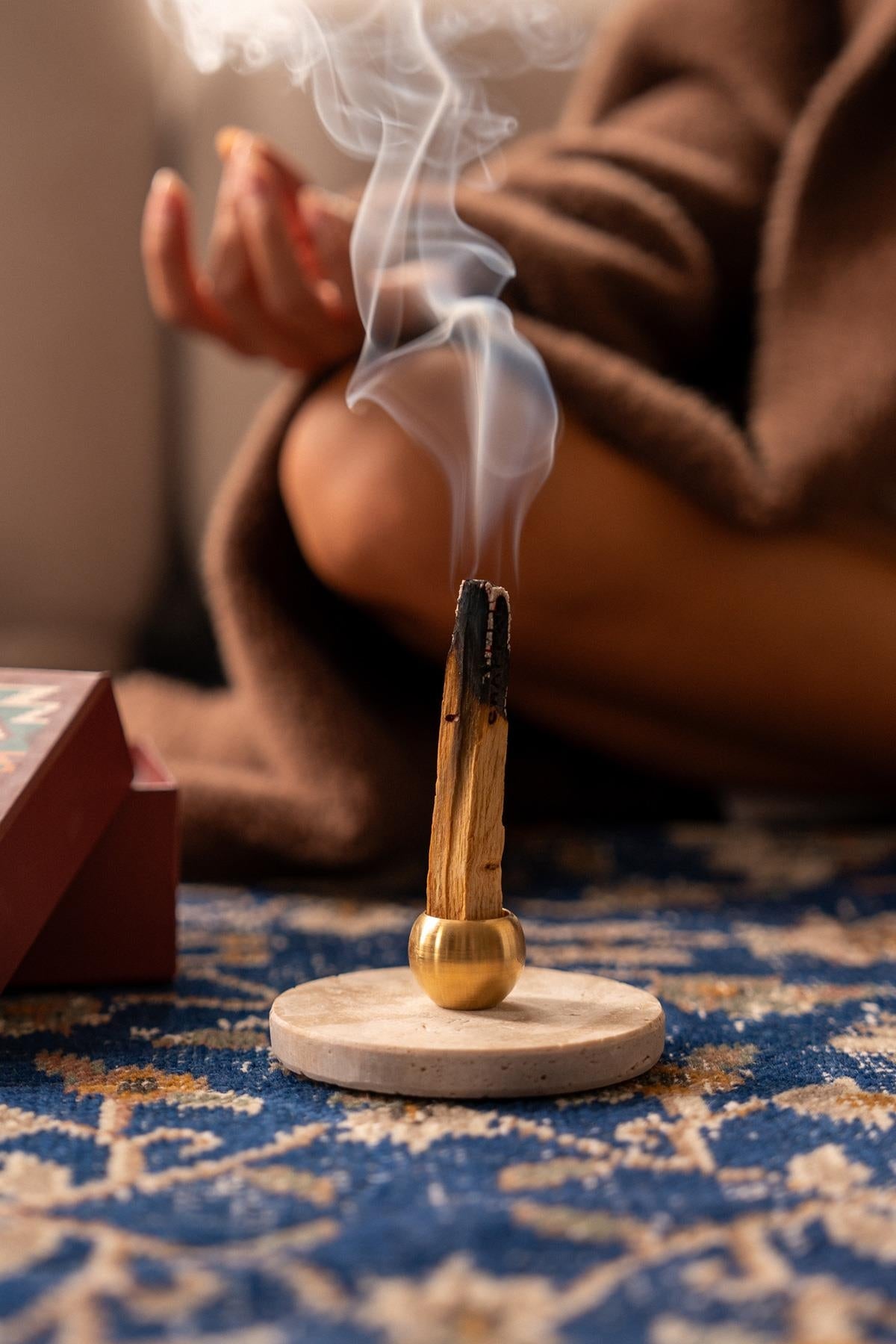 Traverten Palo Santo Tütsülük