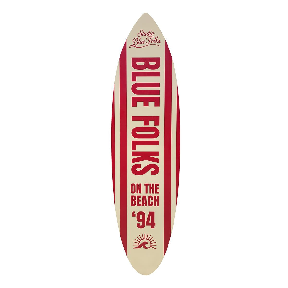 Duke – Surfboard Form Retro Wood Wall Art