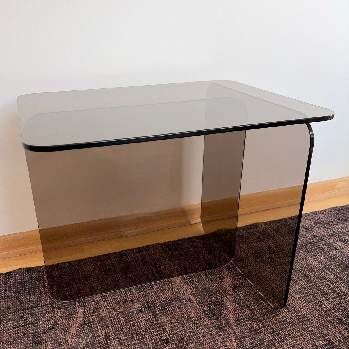 T Side Glass Coffee Table