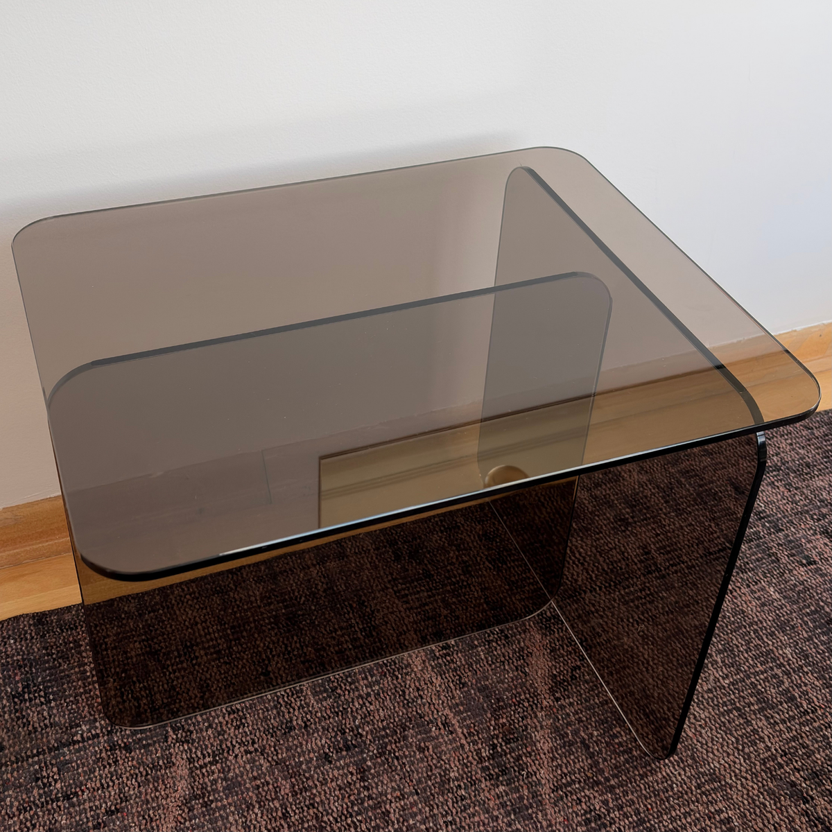 T Side Glass Coffee Table