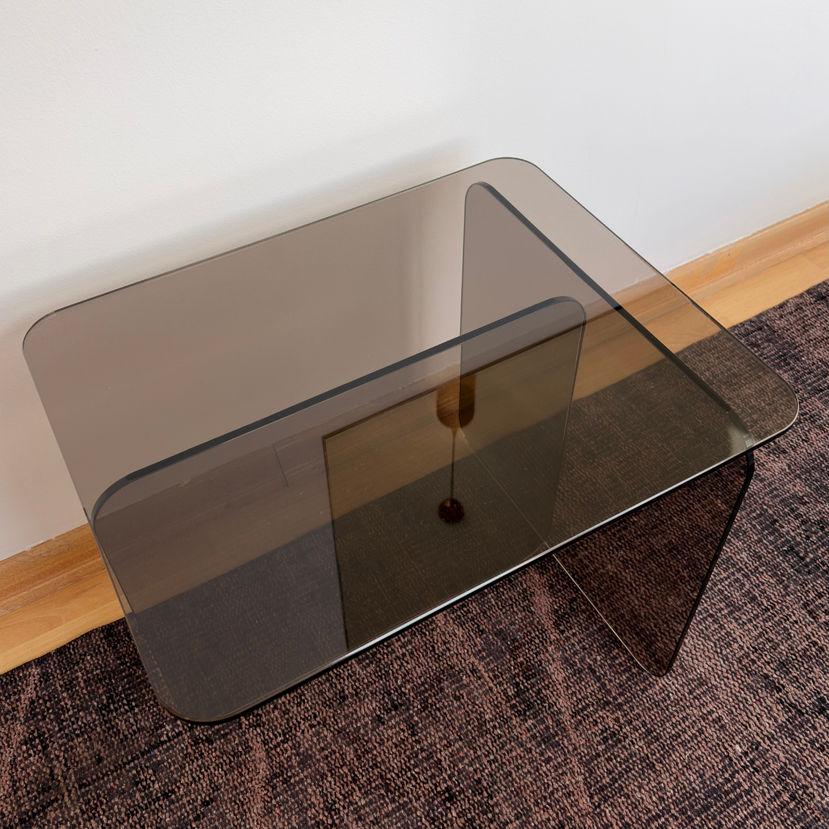 T Side Glass Coffee Table