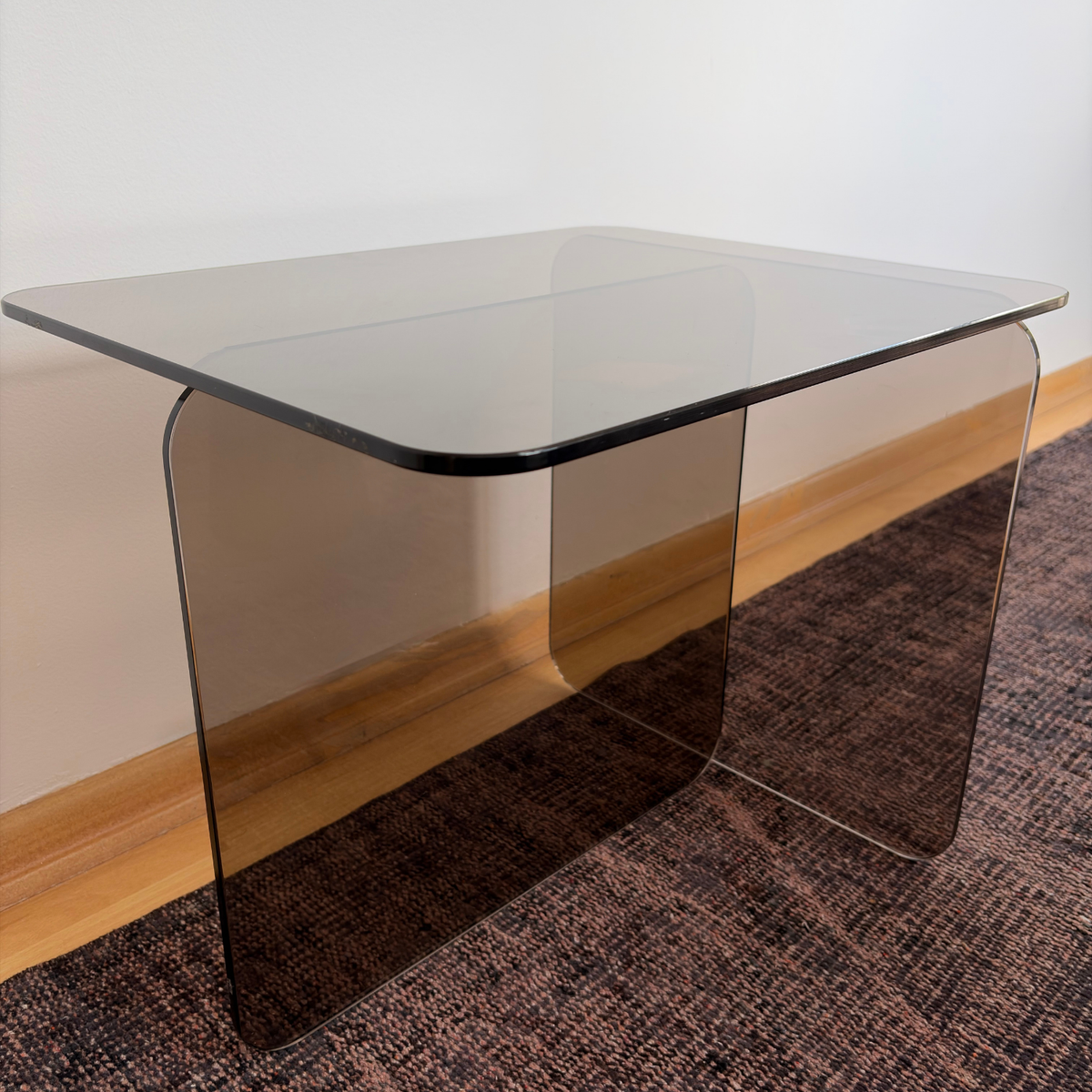 T Side Glass Coffee Table