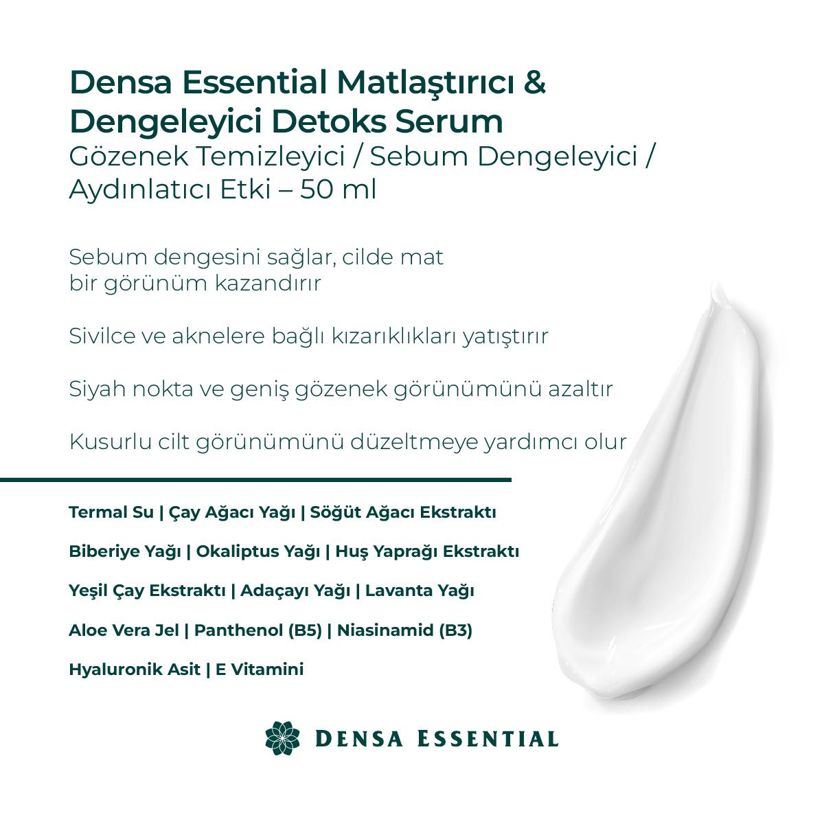 Densa Detoks Serum yakın çekim - Chappal