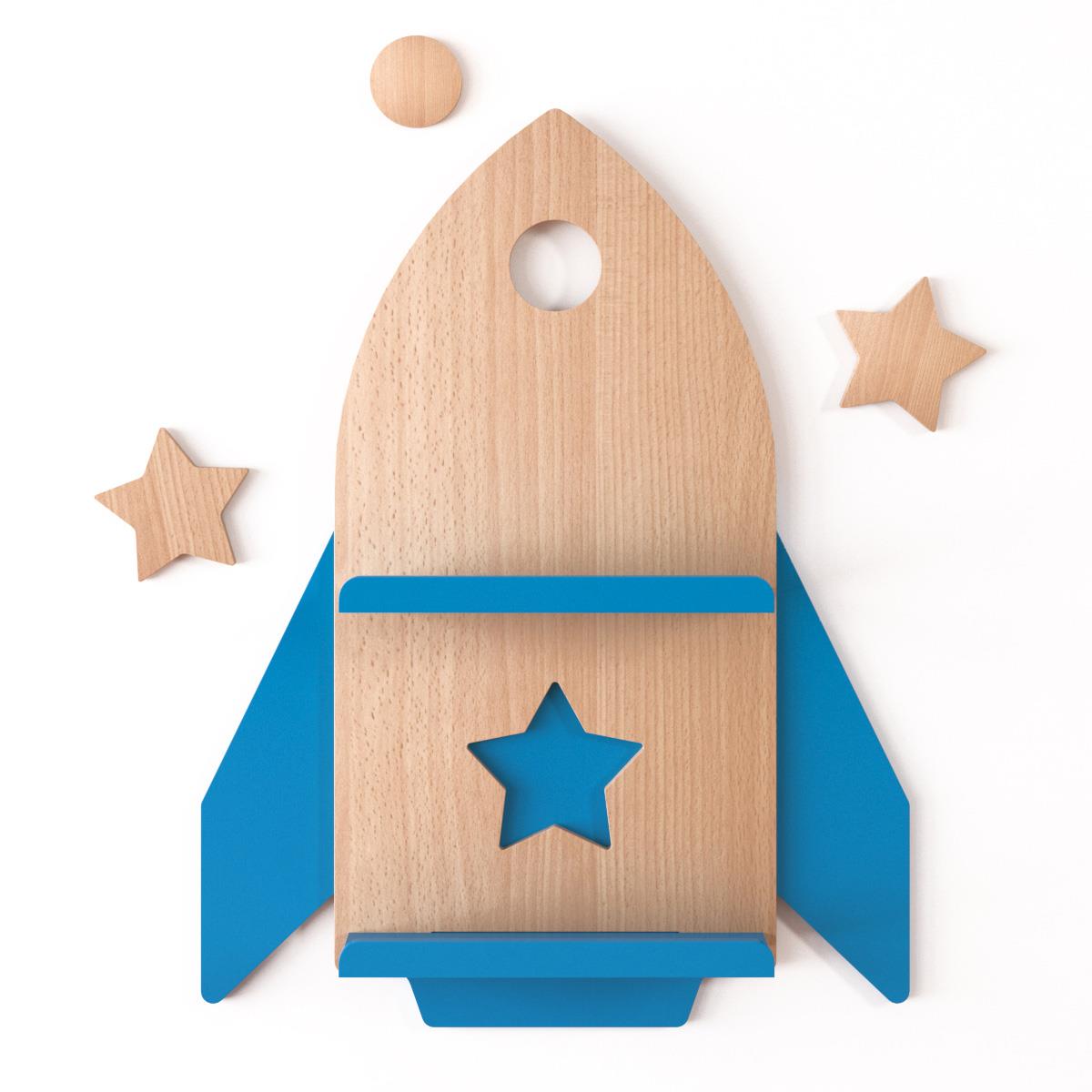 Rocket Wall Shelf