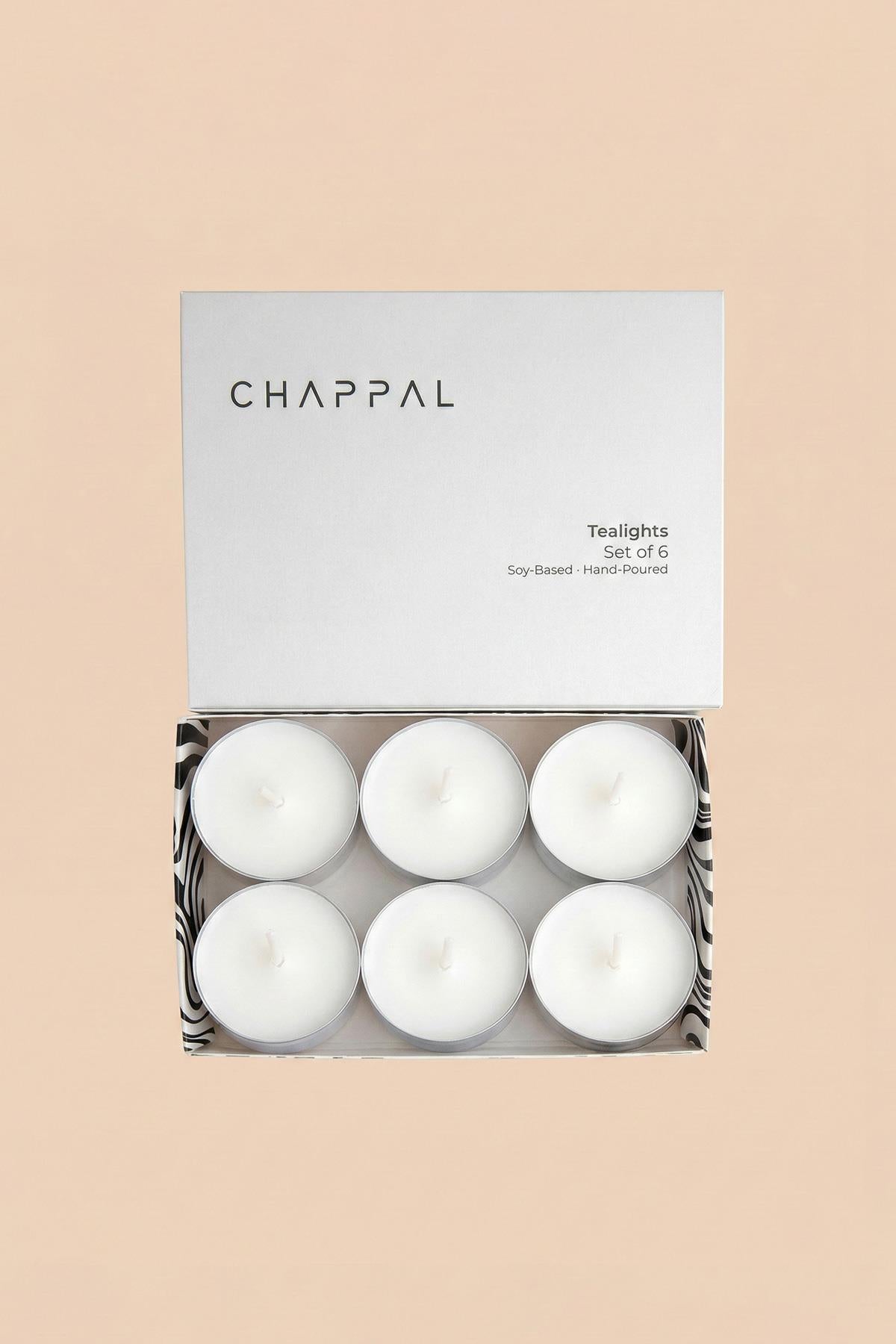 Tealight Mum Beyaz 6 Adet üçüncü görsel - Chappal