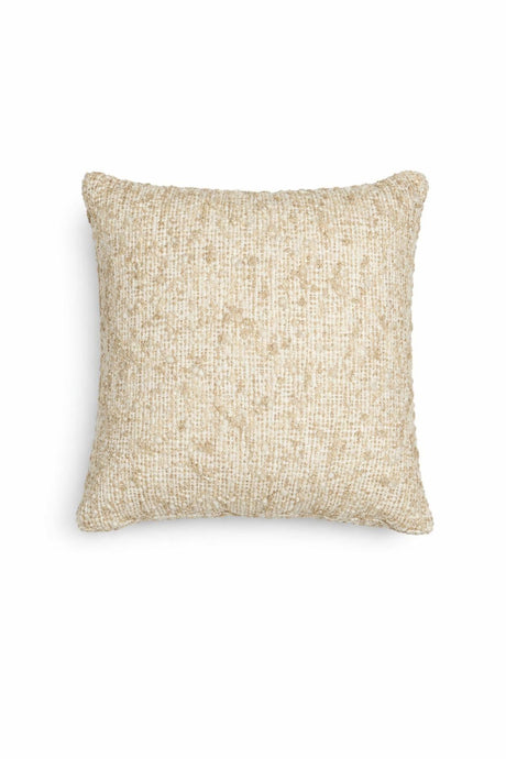 Bej tonlu dokulu Pisa Bukle dekoratif kırlent