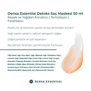 Densa Detoks Saç Maskesi yakın çekim - Chappal