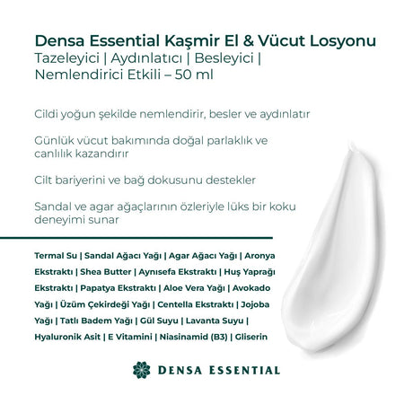 Densa Losyon yakın çekim - Chappal