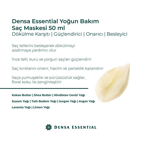 Densa Saç Maskesi yakın çekim - Chappal