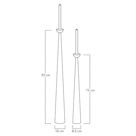 Flute Mumluk 75cm krem lifestyle - Chappal