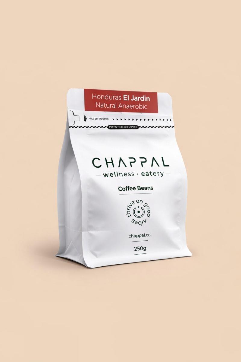 Honduras El Jardin Natural Anaerobic Coffee Beans 250 Gr