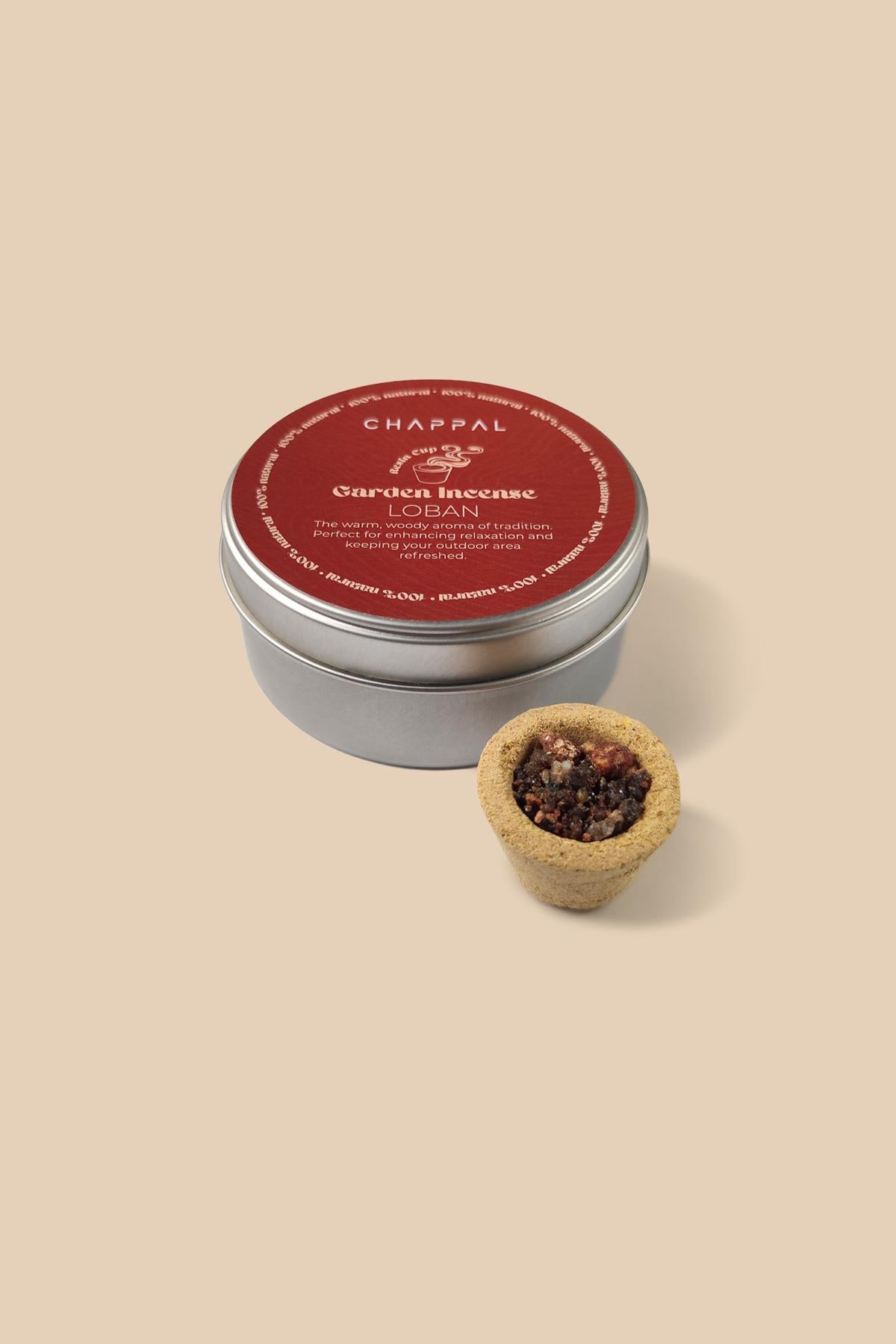 Loban Bahçe Tütsüsü 4 Resin Cup - Chappal