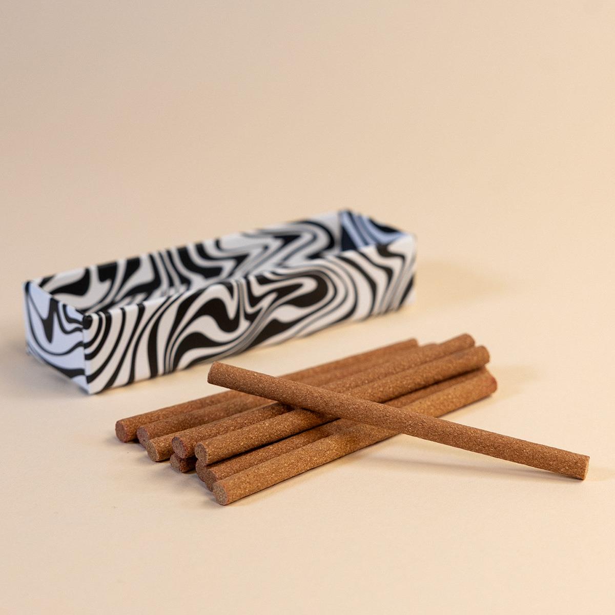 Namaste Stick Tütsü yakın çekim - doğal huzur aroması - Chappal