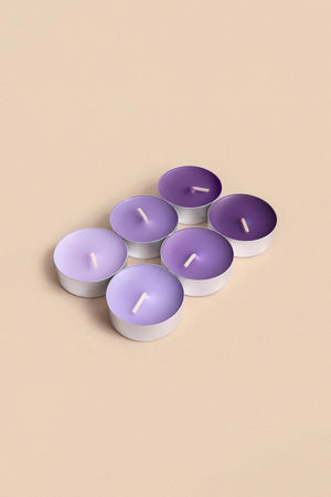 Tealight Mum Lavanta 6 Adet