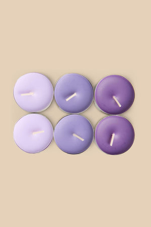 Tealight Mum Lavanta 6 Adet