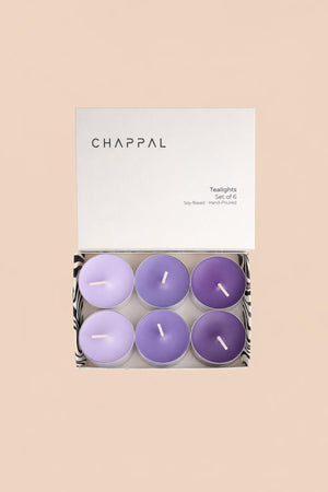 Tealight Mum Lavanta 6 Adet