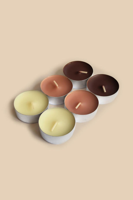 Tealight Mum Vanilla 6 Adet - Chappal