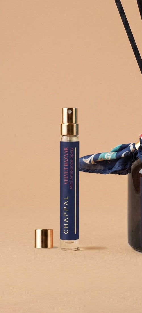 Velvet Bazaar Ambiance Sprey 10 ml, gerçek stil çekimi - Chappal
